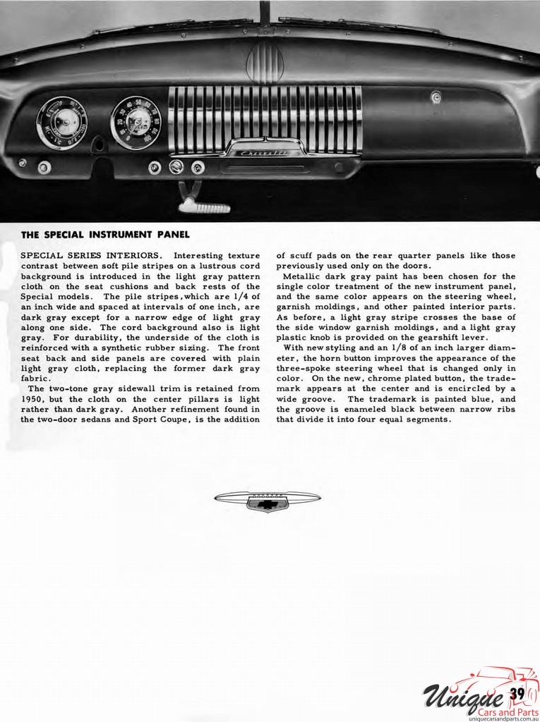 1951 Chevrolet Engineering Features Booklet Page 42